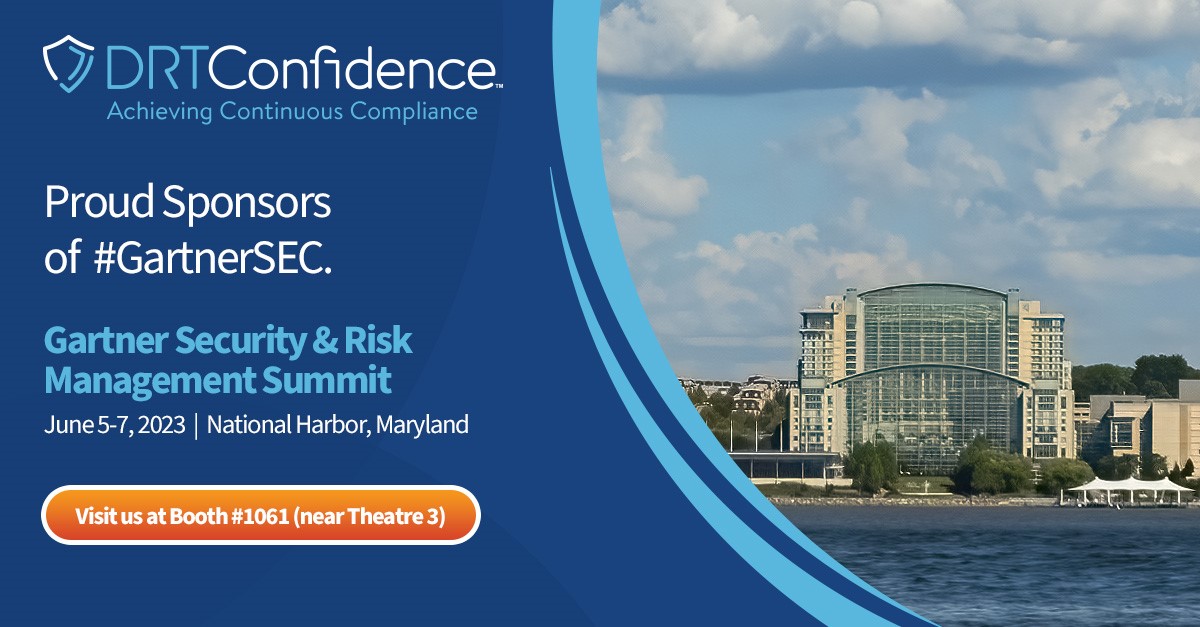 drtconfidence at the gartner security conference in maryland 2023