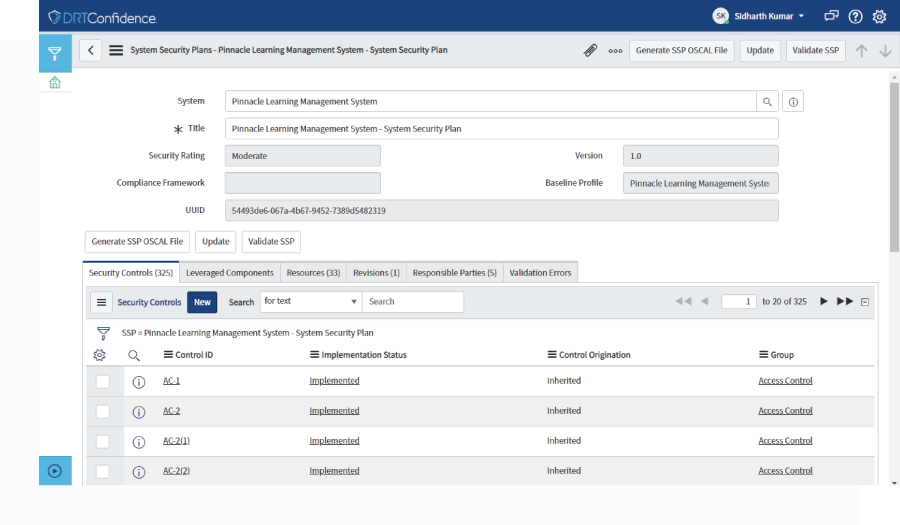 One-Click OSCAL Document Generation