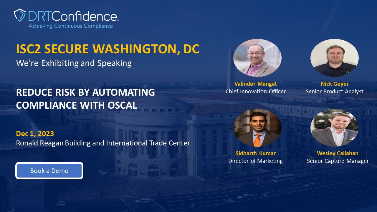 DRTConfidence at ISC2 SECURE in DC